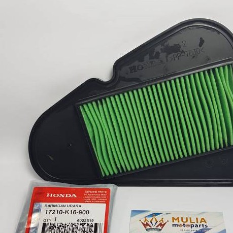 กรองอากาศ BEAT FI K25, SCOOPY FI K16 17210-K16-900 17210K16900 โฟมองค์ประกอบกรองอากาศ HGP