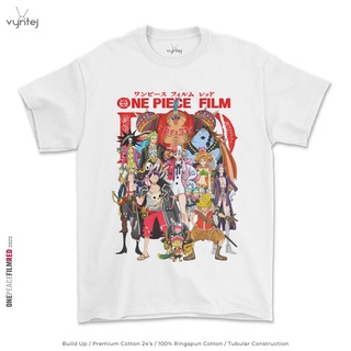 T-shirt  เสื้อยืด ลาย One PIECE FILM RED | 022 - เสื้อเชิ้ตภาพยนตร์มังงะS-5XL