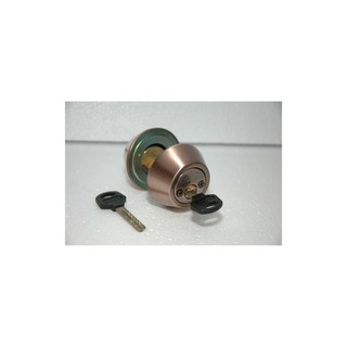 DEADBOLT 1 ด้าน SOLEX E5900 ANTIQUE COPPER | SOLEX | E5900 AC กลอน Deadbolt อุปกรณ์ประตู ประตูและหน้าต่าง