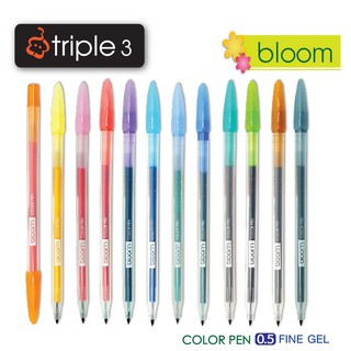 Triple3 ปากกา Bloom Colours Pen รหัสสินค้า : CL205