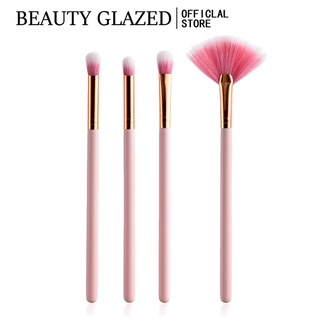 BEAUTY GLAZED ชุดแปรงแต่งหน้าความงามขั้นสูง 4 ชิ้น