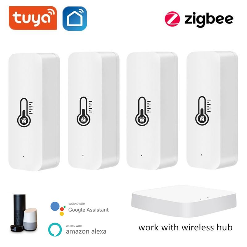 เซนเซอร์Tuya ZigBee Temperature And Humidity Sensor Remote Control