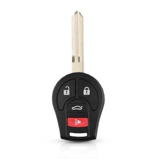 สำหรับ Nissan กุญแจรีโมตสำหรับนิสสันซิลฟีทรงลูกบาศก์ Rogue Micra Qashqai แมก Altima SENTRA Versa KEY 2/3/4 ปุ่ม