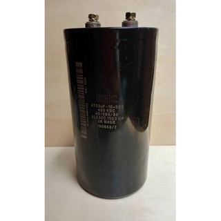 คาปาซิเตอร์ BHC CAPACITOR 4700uF 400vdc ของแท้ของดีพร้อมส่ง 4700UF 400Vdc ขนาด 14.5x7.5cm.