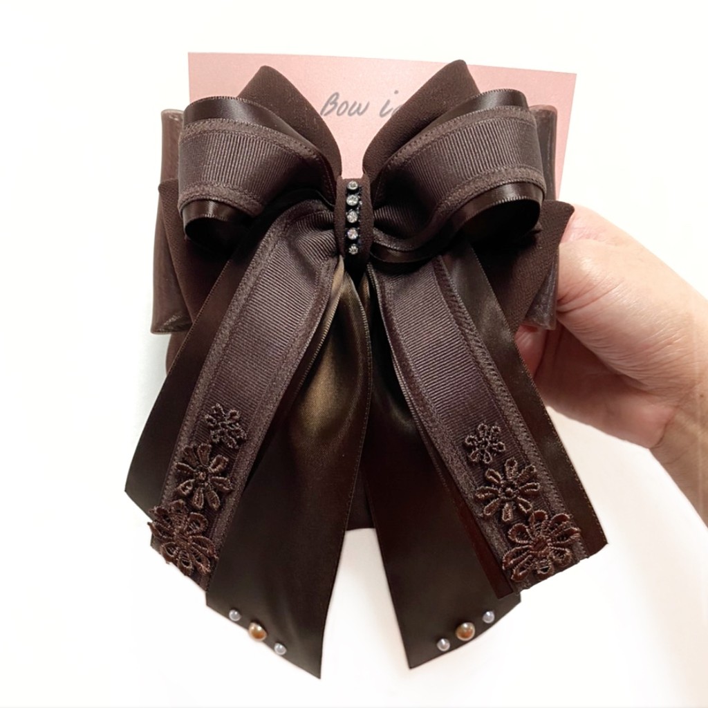 bow โบว์ติดผม เครื่องประดับผม แฟชั่น กิ๊บติดผม เน็ตติดผม