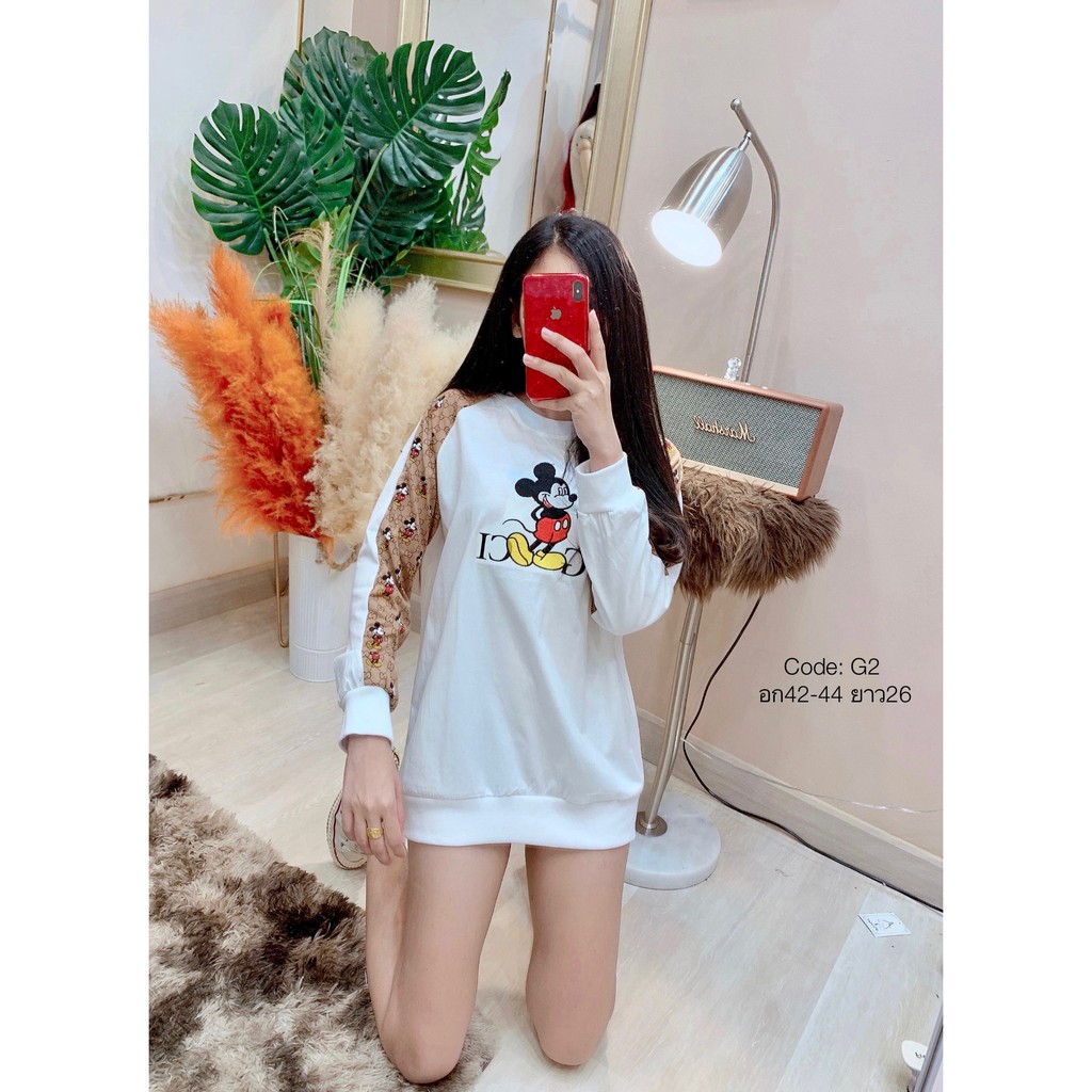 Code : G2 เสื้อแขนยาวลายมิกกี้ GC ลายสุดฮิตน่ารัก
