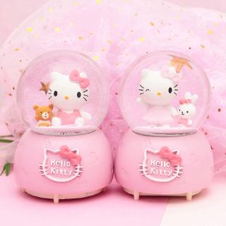 สต็อกพร้อม Hello kitty น่ารักไฟกลางคืนสร้างสรรค์การ์ตูนตกแต่งห้องนอนโคมไฟของขวัญวันเกิด