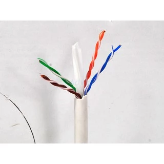 ✔ของแท้✔สายแลน LINK (US-9106LSZH-1) (US-9106-1) CAT6 UTP Cable (100m/Box) Original สำหรับภายในอาคาร สายสีขาว