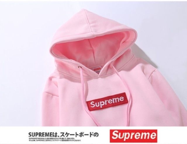 jaket pink supreme