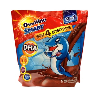 🔥ขายดี!! OVALTINE โอวัลติน เครื่องดื่มมอลต์สกัดรสช็อกโกแลต 3 in 1 สมาร์ท 28 กรัม แพ็ค 17 ซอง 🚚พร้อมส่ง!! 💨