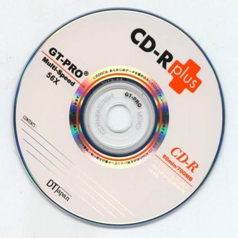 EMPTY CD CD-R/CD-RW/DVDR/DVD-RW