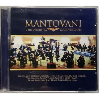 CD ซีดีเพลง Mantovani &amp; His Orchestra อัลบั้ม Golden Melodies ลิขสิทธิ์ ซีล