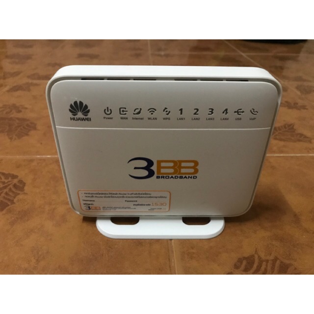 กล่อง 3BB Router VDSL Wifi เร้าเตอร์ ของใหม่มือหนึ่ง ไม่มีกล่อง ยังไม่ได้ใช้งาน อุปกรณ์ครบ
