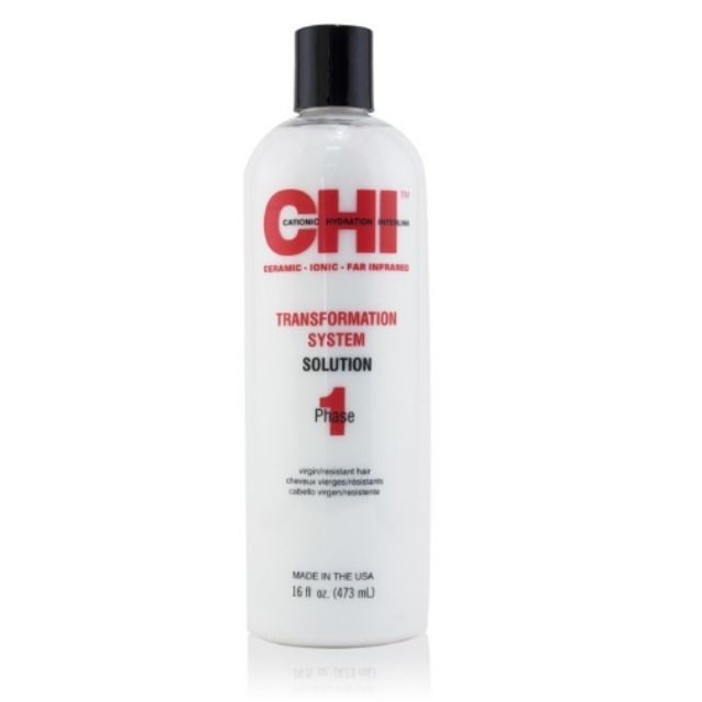 Chi Formula A Transformation System Solution & Bonder (เซตคู่ 1+2 น้ำยายืด Chi ขวดแดง)