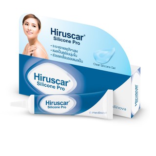 Hiruscar Silicone Pro แผลผ่าตัด แผลนูน ลดเลือนรอยแผลเป็น สีจางลง 4g./ 10g.