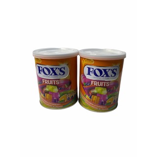 FOX’S CRYSTAL CLEAR FRUITS,ORIGINAL สีส้ม 180g สินค้านำเข้าจาก INDONESIA 1SETCOMBO/จำนวน 2 กระป๋อง/บรรจุ 180g ราคาพิเศษ