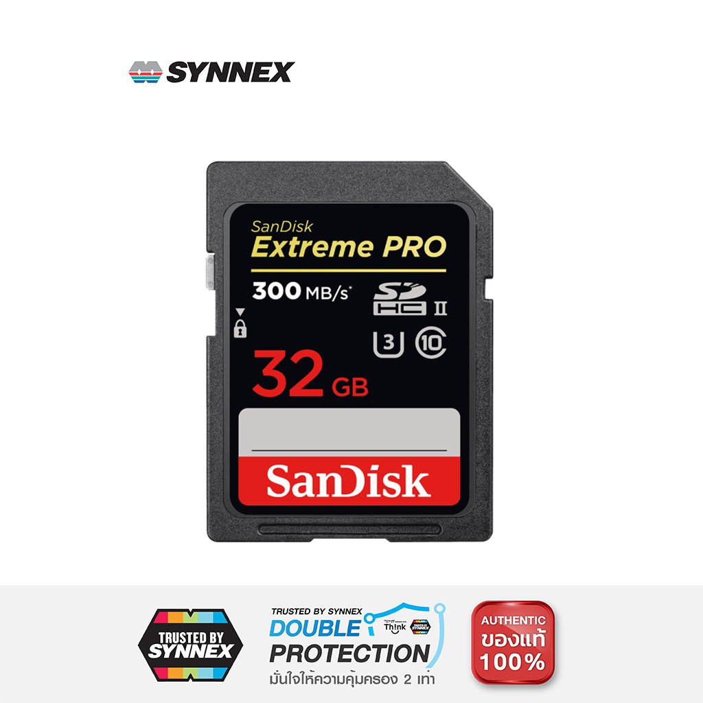 SanDisk 32 GB SD CARD EXTREME PRO SDHC CLASS 10 (SDSDXPK_032G_GN4IN) (เอสดีการ์ด)