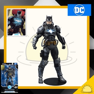 DC Multiverse Batman Hazmat Suit Gold Label With Lighted Chest And Regular Version by Mcfarlane Toy