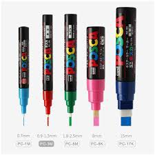 Posca Marker ด้ามเดี่ยว หัวกลม ราคา ถูกที่สุด ดีลบีเคเค