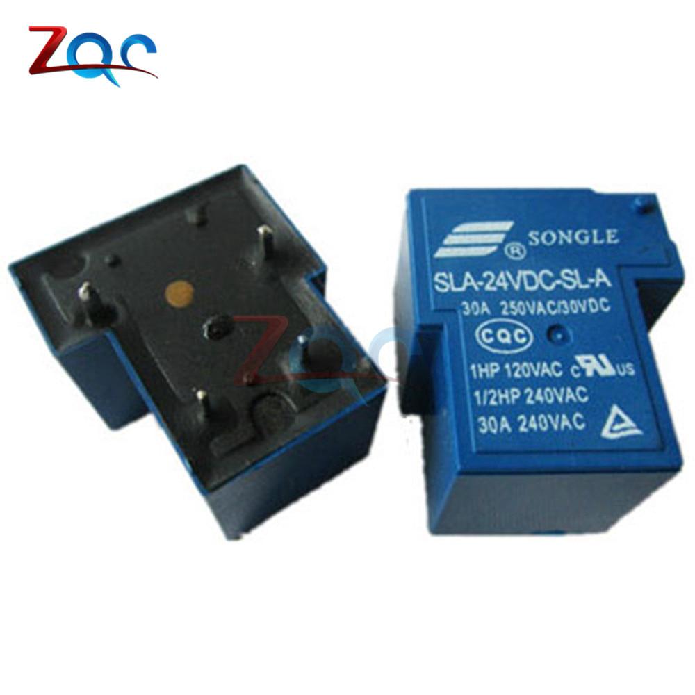 Sla - 24 Vdc - Sl - 24 Vdc 24 V 30 A 4 Pin T 90เพาเวอร์รีเลย์