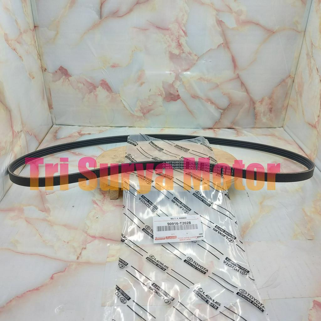 VAN BELT FAN BELT ATLI FAN 4PK1220 NEW VIOS/YARIS 90916-T2028 ORIGINAL