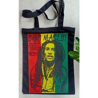 Bob Marley กระเป๋าโท้ท rasta reggae