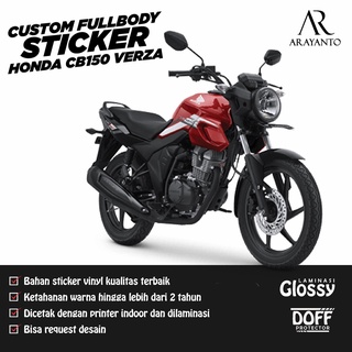 ใหม่ สติกเกอร์ติดตกแต่งรถยนต์ สําหรับ Honda CB150 Verza Motif Suka2 2021