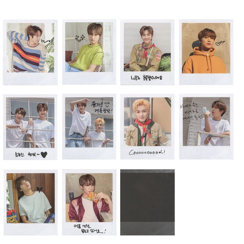 Kpop NCT DREAM2019 ฤดูร้อนกระดาษการ์ด Photocard Mark Taeyong Photograph