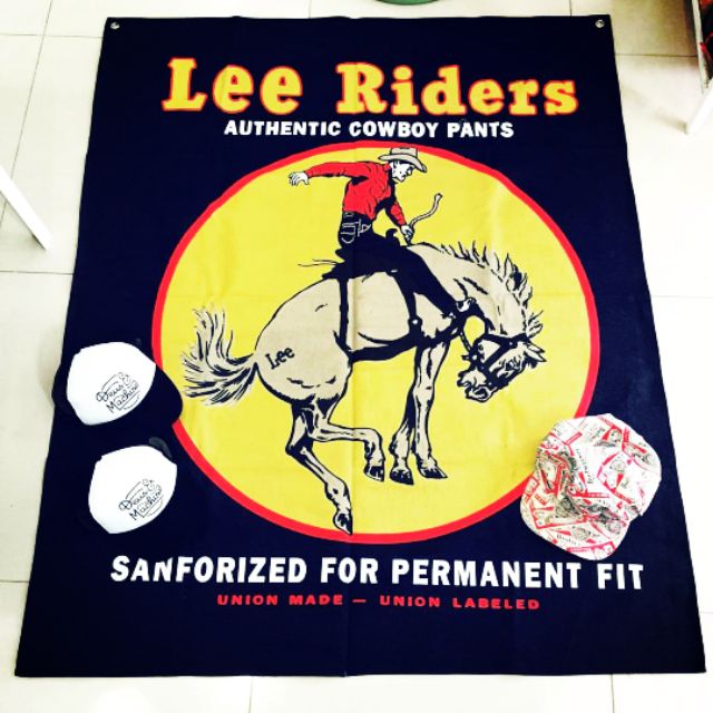 Lee riders denim banner