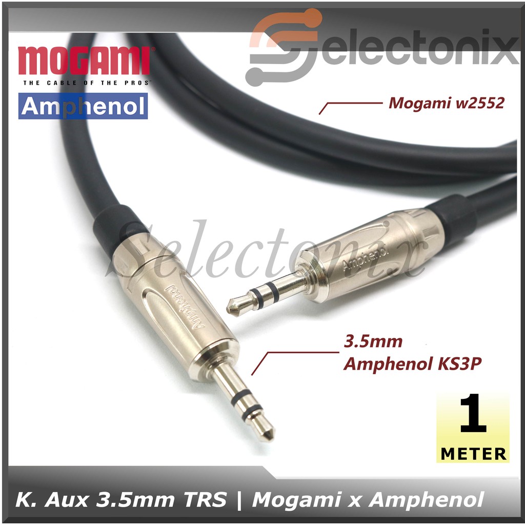 Amphenol x Mogami 2552 สาย Aux [1 ม.]