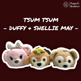 🇹🇭 พร้อมส่ง : ตุ๊กตาพวงกุญแจลายหมีดัฟฟี่และเชอร์รี่เมย์ | Duffy &amp; Shellie May Tsum Tsum Keychain.