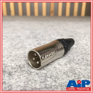 แพ็ค10ตัว LIDGE YM-002A CANNON แจ็ค XLR ตัวผู้ 3 ขา ท้ายยาง สำหรับเข้าสาย รุ่น YM002A เอไอ-ไพศาล