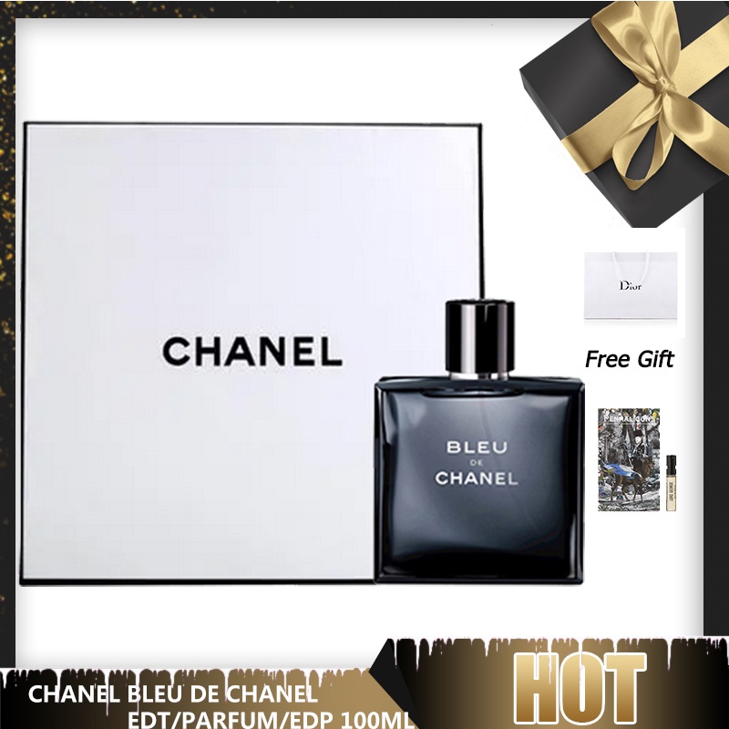 Ready Stock Chanel Bleu de Chanel EDP/EDT/Parfum 100 ML Vitality&Energy 100%กล่องซีล