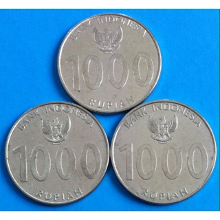 3เหรียญสะสม. อินโดนีเซีย 1000 rupiah ปี 2010