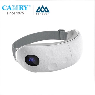 CAMRY eeback XGEEK E8 Eye Massager Grapheneความร้อนถุงลมนิรภัยนวดไร้สายBluetooth 180 ° พับRelease Eye Sความเมื่อยล้า