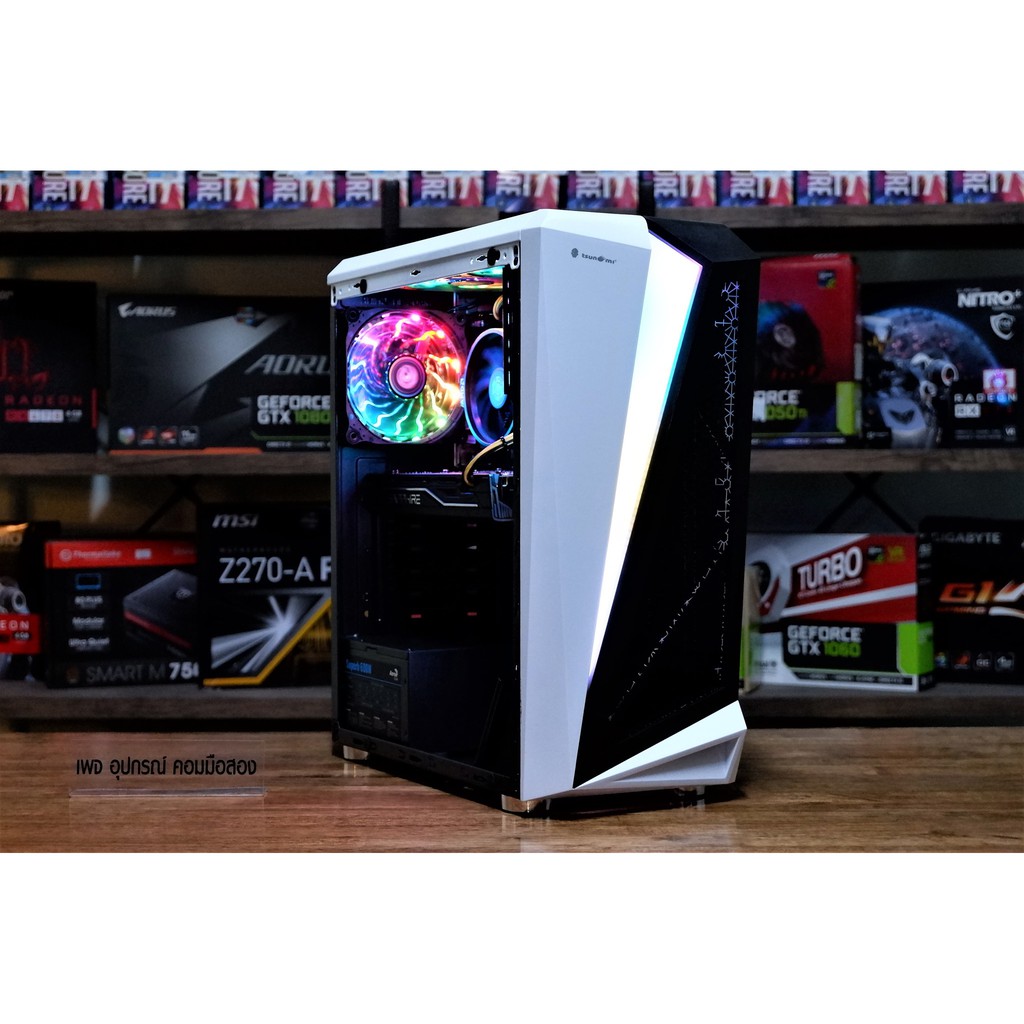 คอมพิวเตอร์ RYZEN5 3600 ( 6C / 12T ) และ GTX1060 3G