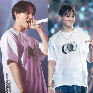 เสื้อยืดผู้หญิงเสื้อยืด keep spinning 2022 world tour วงGOT7