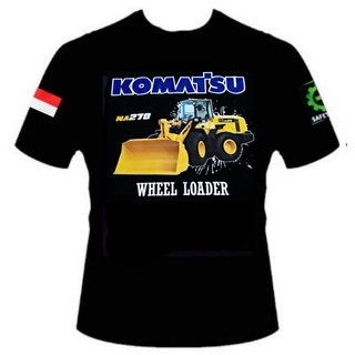 เสื้อยืด พิมพ์ลาย Komatsu WA270 หน้าจอ DTF