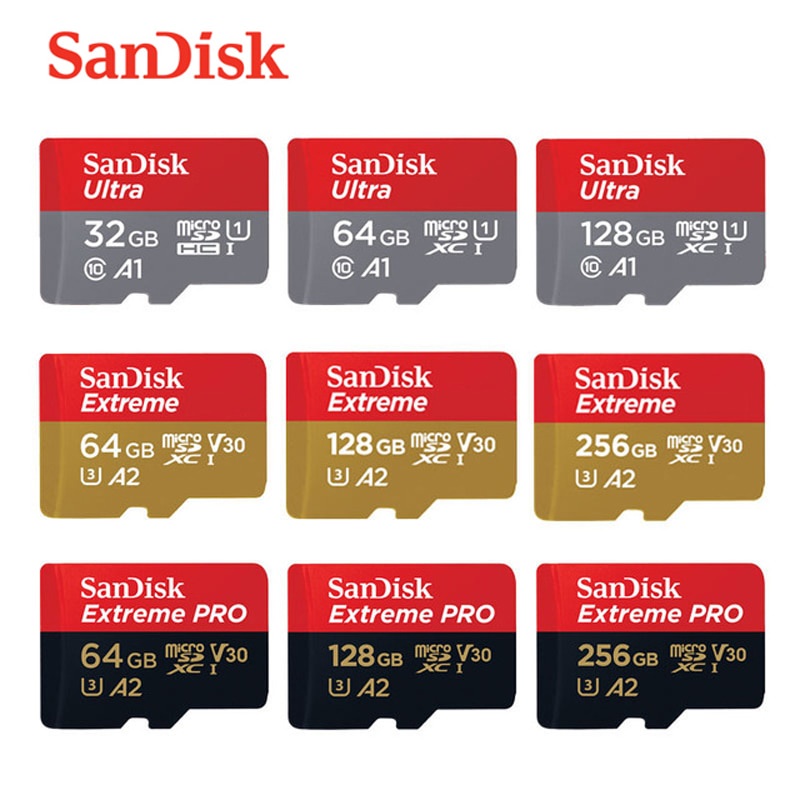 Micro SD Card 16GB 32G microSDHC 64G 128G 256G MicroSDXC UHS-I Class10 Memory Card