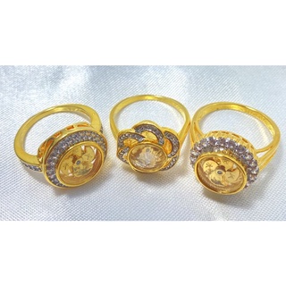 แหวนกังหัน แชกงหมิว ทองหุ้ม 24K จำหน่ายปลีก-ส่ง  ไม่ลอกไม่ดำ WK