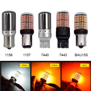 หลอดไฟเลี้ยว LED T20 7440 7443 W21W 1157 BAY15D 1156 BA15S P21W BAU15S 3014 144smd 1 ชิ้น