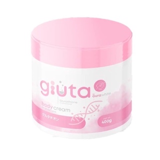 [กระปุก] กลูต้าออร่าไวท์ครีม GLUTA BODY CREAM 400g.