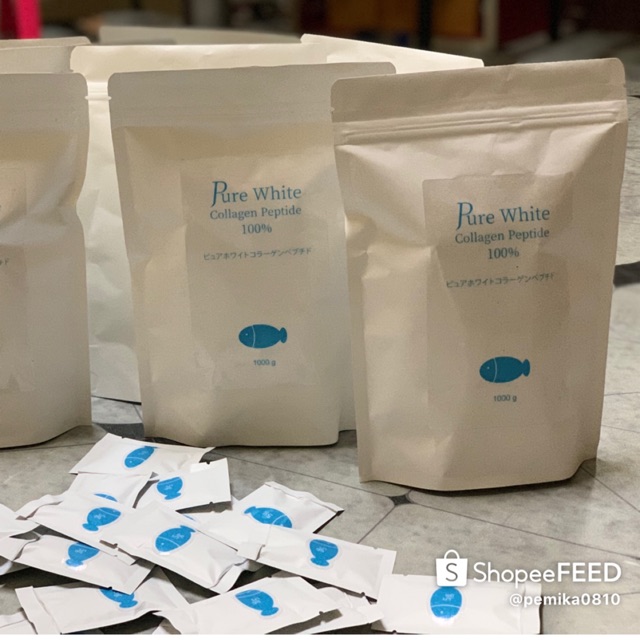 Pure white Collagen Peptide 100%