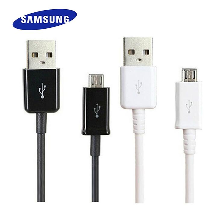 สายชาร์จ Samsung สาย Micro USB 1M/1.5M 2A สายข้อมูลสําหรับ Galaxy S6 S7 Edge Plus A10 หมายเหตุ 4 J3 