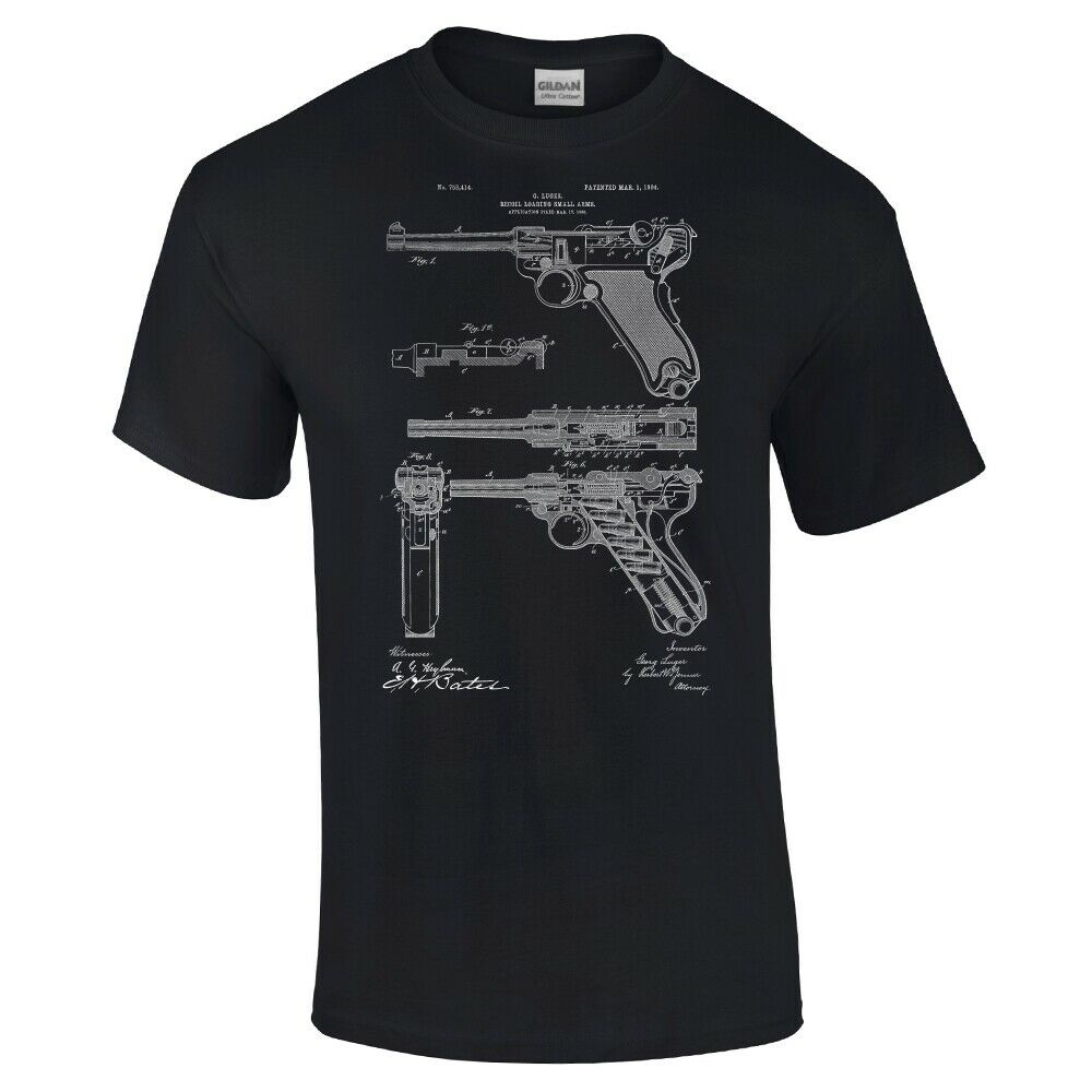เสื้อทหาร WW2 Luger Gun สไตล์วินเทจ เหมาะสำหรับของขวัญ