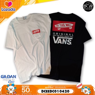 Dcee Shop เสื้อยืด เสื้อ VAN OF THE WALL (NEW) อัด Flex PU100 ยืดหยุ่น ไม่ยับ ไม่ร้อน งานป้าย