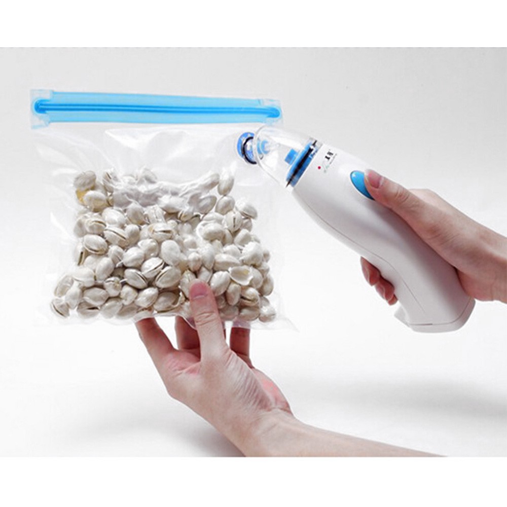 Portable Handheld Food Saver Plastic Packaging Machine Electric Vacuum