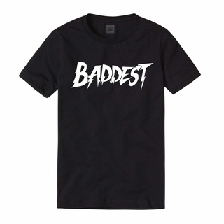 เสื้อยืดผ้าฝ้าย เสื้อยืด พิมพ์ลายการ์ตูน Ronda Rousey "Baddest" แฟชั่นฤดูร้อน สําหรับคนรักยิม