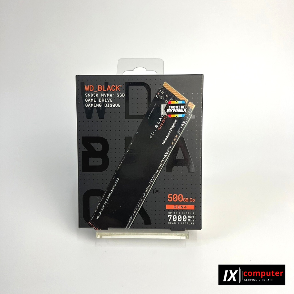 SSD เอสเอสดี M.2 PCIe 500Gb WD Black SN850