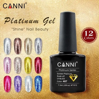 canni สีเจลไดมอนด์​ แพลตตินั่ม​ 7.3 ml.